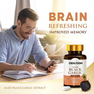 Complément d'<span class=keywords><strong>ail</strong></span> <span class=keywords><strong>noir</strong></span> biologique vieilli sous marque privée – Capsules d'extrait d'<span class=keywords><strong>ail</strong></span> <span class=keywords><strong>noir</strong></span> pur SAC pour le cerveau et la mémoire - Product Image 4