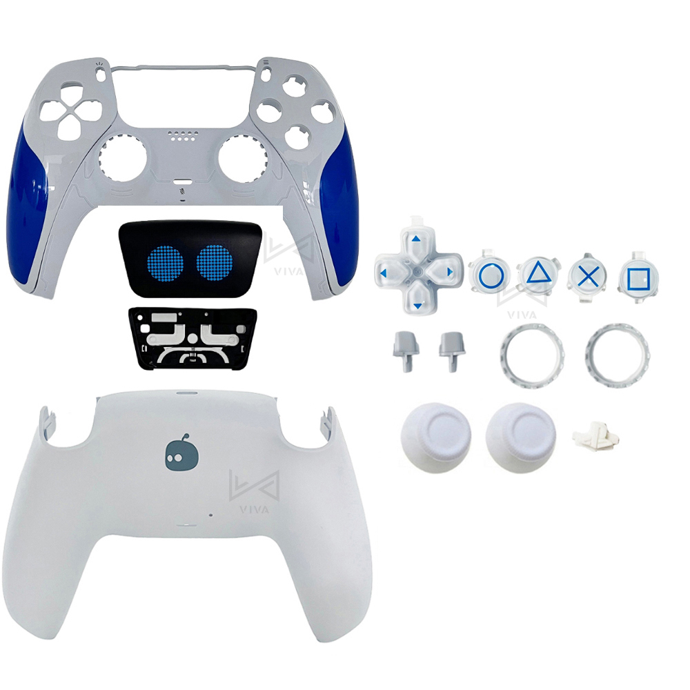Coque Avant Pour Manette PS5 Dualsense BDM-010 - Design Au Choix, Toucher Doux (Neuf)