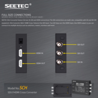 Convertisseur croisé SDI/HDMI SEETEC, convertisseurs de diffusion, qualité de diffusion professionnelle, utilisation partout, SDI vers HDMI et HDMI vers SDI, multiples applications