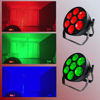Les lumières de dj a mené le pair, silencieux équipement de fête 7x30w RVB a mené la lumière d'étape
