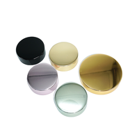 Fournisseur d'usine, expéditions rapides, stock disponible, bouchons à vis en aluminium argenté 89/400 pour flacons cosmétiques, anti-fuite, ouverture facile, personnalisables