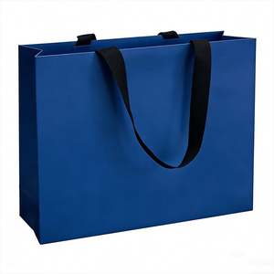 Sacs cadeaux en papier de luxe écologiques en carton ivoire avec logo personnalisé |   Emballage en papier couché recyclé biodégradable pour - Product Image 3