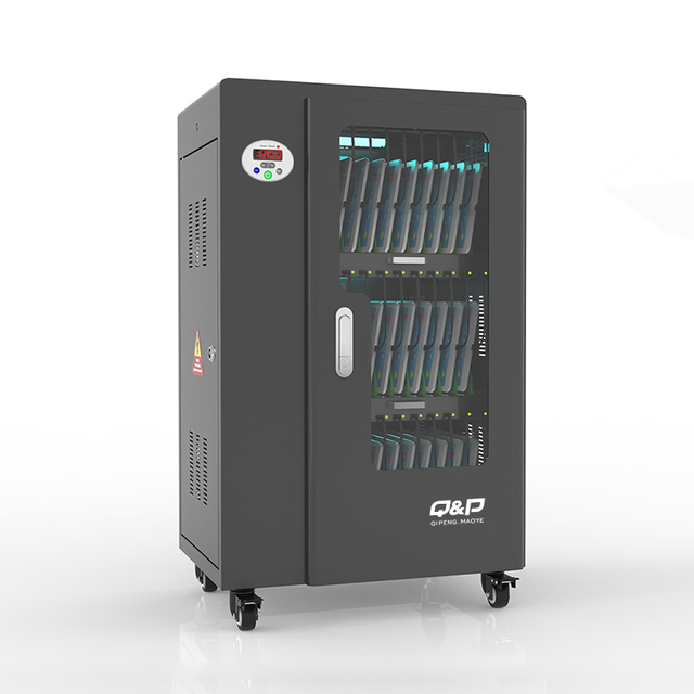 30 Bays Storage Laptop Tablet Charge Cabinet Charging Cart with Wheels