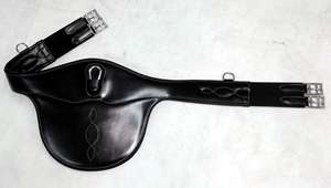 Customized Soft Leather Horse Girth Fancy Stitched Design with Stainless Steel <b>Buckles</b> Ideal Equestrian Riding and Training Use - Product Image 5