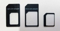 ADAPTADOR DE TARJETA SIM Adaptador de Tarjeta Nano SIM a Micro SIM Estándar, Juego de Adaptadores de Repuesto 4 en 1 para iPhone y Samsung