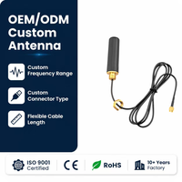 Antenne omnidirectionnelle verticale polarisée en acier 3-5dBi VSWR1.5 multibande 700-2700MHz 868&915 4G 5G WiFi à fixation murale extérieure