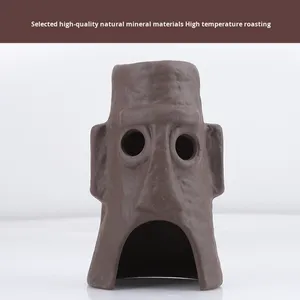 Caverne <span class=keywords><strong>de</strong></span> reproduction en argile naturelle pour poissons et crevettes, abri décoratif pour aquarium pour la reproduction et la cachette - Product Image 3