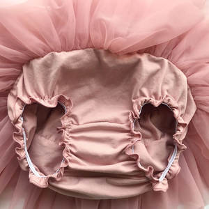 2 jupes tutu en tulle rose pour nouveau-nés, colorées, avec ruban et bandeau pour enfants - Product Image 6