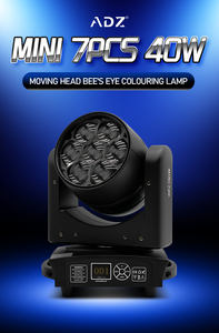 Etapa 4 en 1 Bee Eye Zoom Cabeza móvil MINI Wash Light 7*40W <span class=keywords><strong>DJ</strong></span> disco Bar KTV Boda Cabeza móvil LED giratoria 40W Ojo grande - Product Image 2