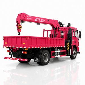 รถบรรทุกติดเครนไฮดรอลิก CLW 8x4 12 ตัน สำหรับขนย้ายวัสดุก่อสร้าง - Product Image 5