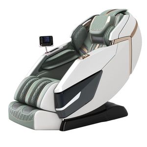 เก้าอี้นวด 3 มิติ แบบอัตโนมัติทั้งตัว ราง SL ระบบ 4D พร้อมหุ่นยนต์นวดมือ ใช้ในบ้าน/สำนักงาน หนังเทียม 110-240V - Product Image 5