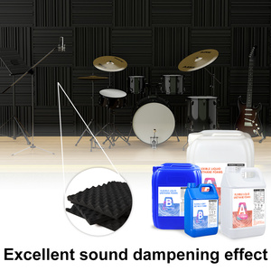 Espuma de Uretano Líquida <span class=keywords><strong>Flexible</strong></span> 2A1B para Amortiguación de Vibraciones, Adhesivo de Doble Componente, Material Antichoque para Construcción Especializada - Product Image 3