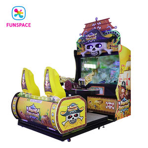 Simulador de tiro del tesoro pirata que funciona con monedas Simulador de tiro de <span class=keywords><strong>videojuegos</strong></span> de dos asientos Máquina recreativa - Product Image 1
