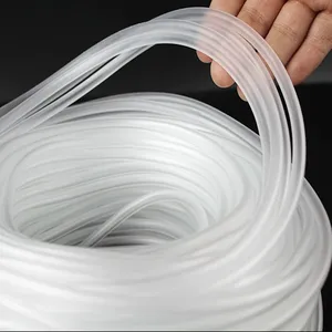 Mangueira para Bomba de Ar de Aquário 5M 4x6mm Colorida Flexível de Silicone Transparente Grau Alimentício Modelo NNW - Tubo de Oxigênio -60~90 - Product Image 4