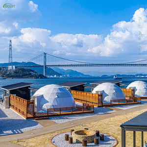 Carpa Geodésica de Lujo para Glamping al Aire Libre Bolin, Carpa Transparente Tipo <span class=keywords><strong>Bola</strong></span> para Hoteles y Resorts, Carpa Geodésica con Estructura de Domo para Exteriores - Product Image 4