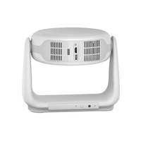 Projecteur personnalisé C23 Smart WiFi6 LED portable, prise en charge 4K, haut-parleurs intégrés, Android 11 pour 5.0, 250 lumens, camping en plein air