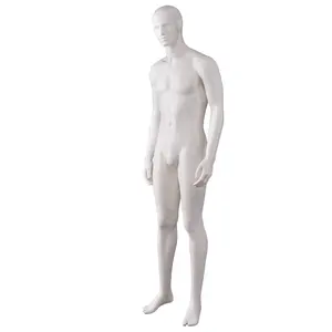 Baru Datang Full Body Berdiri Pria Warna Putih Digunakan untuk Manekin Tampilan Pakaian
