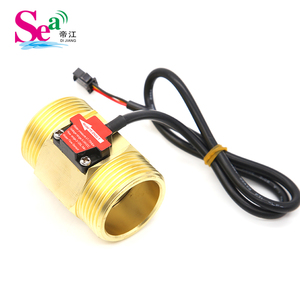 เซ็นเซอร์วัดการไหลของของเหลวอุตสาหกรรม Dijiang G1.25''  วัสดุทองเหลืองทองแดง  แบบพัลส์เอาท์พุต  เครื่องวัดการไหลแบบกังหัน  OEM ODM 3-60 ลิตร/นาที - Product Image 3