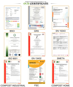 Tear kháng phong bì tùy chỉnh sinh thái thân thiện vận chuyển túi không thấm nước compostable gửi thư túi cho quần áo - Product Image 2