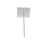 Clou commun pour surface métallique de conduit, acier de qualité industrielle, tige lisse, fixation rapide, emballé en carton