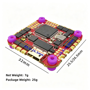 <span class=keywords><strong>HAKRC</strong></span> <span class=keywords><strong>F722</strong></span> 40A AIO ชุดควบคุมการบิน 4IN1 BLHELI_S ESC 2-6S บารอมิเตอร์ในตัว OSD บล็อกบ็อกซ์ สำหรับโดรน FPV Cinewhoop Toothpick - Product Image 3
