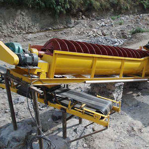 Laveuse de sable en spirale en pierre calcaire à économie d'eau CFTC, petite machine à laver le sable de silice à vis, vente chaude - Product Image 1