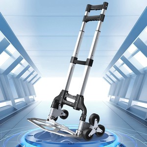 Carrello Pieghevole Hanak <span class=keywords><strong>per</strong></span> Uso Domestico, Trasporto Merci, Leggero e Portatile, con Asta di Traino e Ruote <span class=keywords><strong>per</strong></span> <span class=keywords><strong>Salire</strong></span> <span class=keywords><strong>le</strong></span> <span class=keywords><strong>Scale</strong></span> - Product Image 4