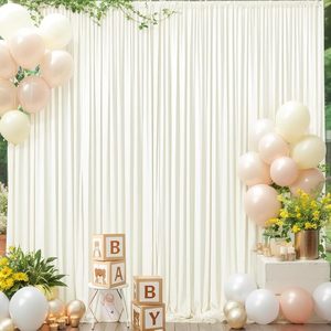 Tissu en Soie Lactée Effet Drapé pour Décoration de Mariage, <span class=keywords><strong>Rideau</strong></span> de Scène, Décoration Murale Élégante Personnalisable pour Fêtes Nuptiales et Projets DIY - Product Image 5