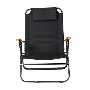 Fauteuil de camping pliant portable à dossier haut réglable en quatre positions pour extérieur, idéal pour la plage - Vente en gros - Product Image 1