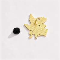 Broche en alliage de zinc émaillée de forme personnalisée avec design Feng Shui et moderne pour vêtements féminins et usage étudiant