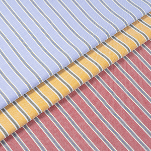 <span class=keywords><strong>Tissu</strong></span> de Chemise en Coton CVC/TC Rayé Teint Fil - Product Image 6