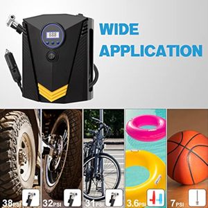 Xách tay xe máy nén khí 150PSI nhanh chóng Lạm Phát <span class=keywords><strong>12V</strong></span> DC <span class=keywords><strong>Tire</strong></span> <span class=keywords><strong>Inflator</strong></span> với ánh sáng LED <span class=keywords><strong>Low</strong></span> moq tùy chỉnh - Product Image 4