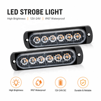 Neue ENSAITE DH-036 Auto-Zubehör Notfall-6-LED-18W-Stroboskoplampe mit Mehrfachmodi, Seitenblitzleuchten, DC 12V Lampe für LKW und SUV