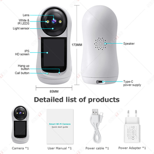 3MP Mini HD Cctv <strong>Video</strong> Ai Two-Way Visual Security <strong>Video</strong> <strong>Intercom</strong> Call Smart WIFI Baby Monitor Camera <strong>With</strong> Screen - Product Image 6