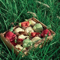 Fournisseur OEM de jouets en peluche de fruits, 6,5 cm-10 cm, ananas, pomme, fruit, poire, mangoustan, jouets en peluche doux, cadeau d'anniversaire