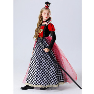 Alice Princess <strong>Red</strong> <strong>Queen</strong> Costume Children Princess Costume <strong>Queen</strong> of Hearts Halloween Cosplay Costumes - Product Image 5