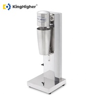 Machine à milkshake professionnelle automatique double en acier inoxydable 800 ml avec interrupteur de sécurité