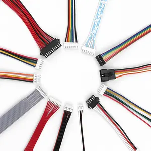 Arnés de cables personalizado de fabricante con conector hembra SM2.5 y terminal de anillo