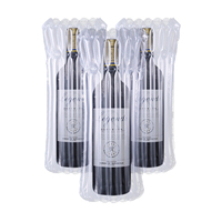 Sac à colonne d'air de type Q pour bouteille de vin, coussin gonflable antichoc, écologique, multicouche