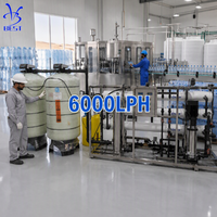 Système d'osmose inverse industriel 6000 LPH, station de traitement d'eau RO pour la purification de l'eau de forage avec système de dosage CE