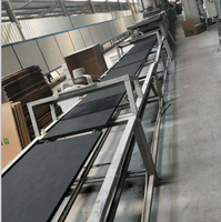 Plafond en fibre de verre 600*600*20/25mm automatique avec trois lignes de production développées par notre entreprise