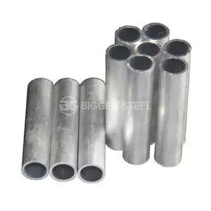 Tube en aluminium 3003 3004 5005 5052 Tuyaux d'irrigation ronds en acier aluminium argenté