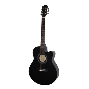 Strumenti all'ingrosso chitarra acustica pratica squisita in tiglio pieno da 40 pollici - Product Image 1