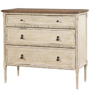 ตู้ลิ้นชักไม้เนื้อแข็งโบราณแบบขายส่ง 3 ชั้น สำหรับห้องนั่งเล่นหรือทางเดิน - Product Image 1