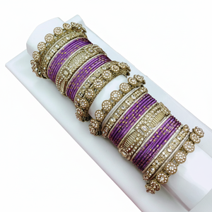 PADMAWATI <b>BANGLES</b> PRIVATE LIMITED Luxury Tungsten Gold Plated High Quality Women's Traditional <b>Bangles</b> Set Indian Wedding Party - Product Image 2