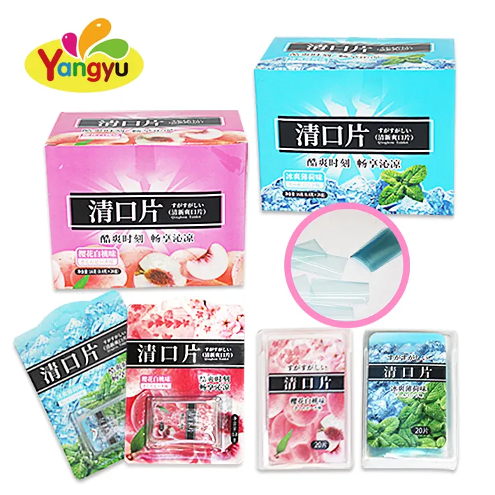 Wholesale fresh breath strips candy chewing gum