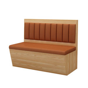 Western Chinese Restaurant Sets Teahouse Booth Sofa Hot Pot Noodle Shop Milk Tea Shop Tables Chaises en bois pour la cuisine japonaise - Product Image 5