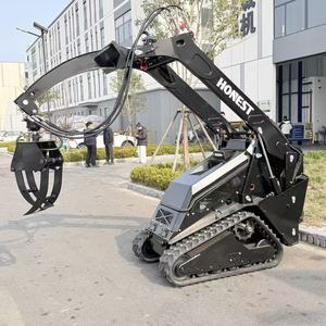 Minicargadora de orugas diésel de 25 HP con capacidad de carga de 650 kg, motor Kubota EPA y garra, ¡gran oferta! - Product Image 6