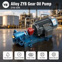 ZYB 55 Selbstansaugende Schweröl-Zahnradpumpe 55 LPM 0,33 MPa 1,5 KW Legierungsstahl-Zahnrad Hochleistungs-Rückstandsöl-Transferpumpe