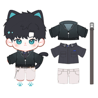 Peluche personnalisée de 20 cm, adorable personnage de dessin animé, animal en peluche, rembourrage en coton PP, jouet en peluche Kpop